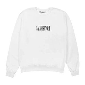Taylor Swift The Eras Tour Crewneck Sweatshirt White XL